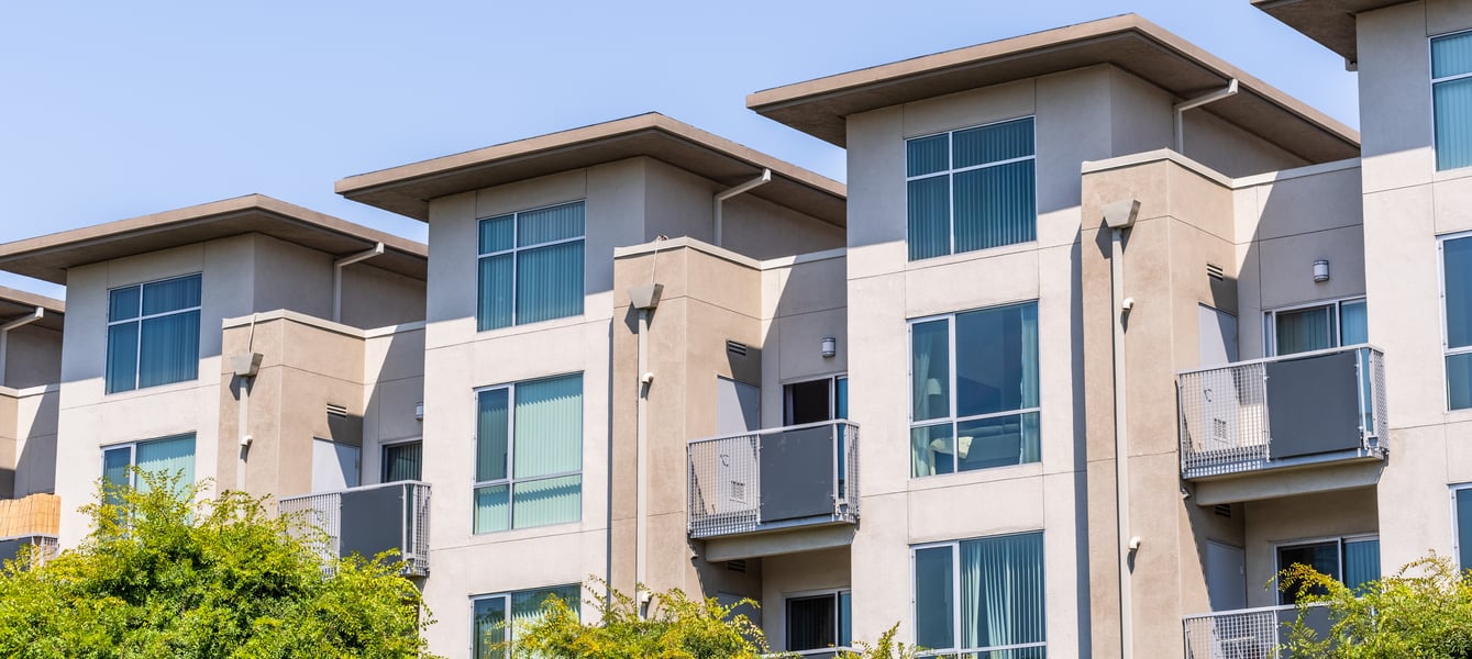 This image is of apartments to represent apartment renovation planning. 