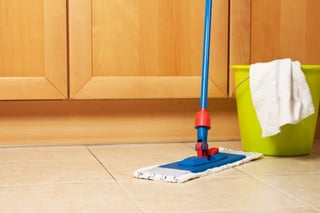 mop and tile flooring