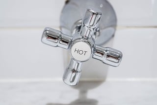 hot water faucet handle