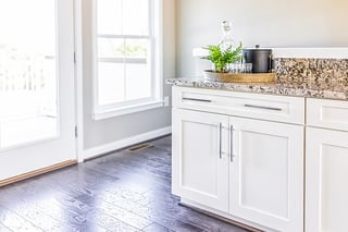beautiful kitchen with new floors