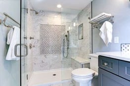 bathroom with beautiful finishes