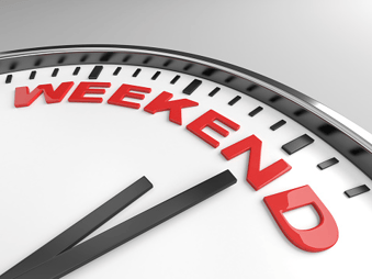 weekend clock