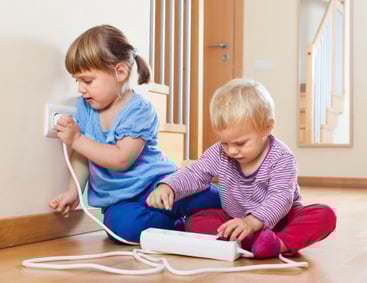 electrical repair with kids