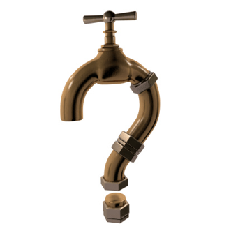 plumbing question mark