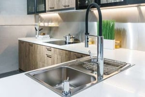 self rimming kitchen sink