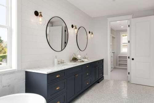 shiplap in bathroom