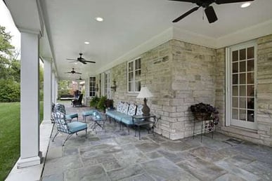 stone siding home