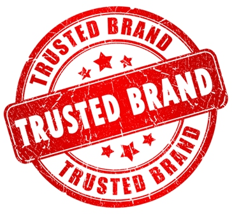 trusted brand stamp
