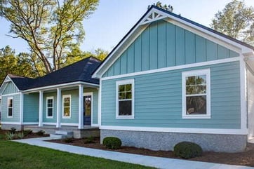 vinyl siding on house