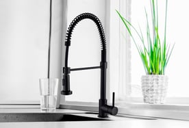 upgraded kitchen faucet