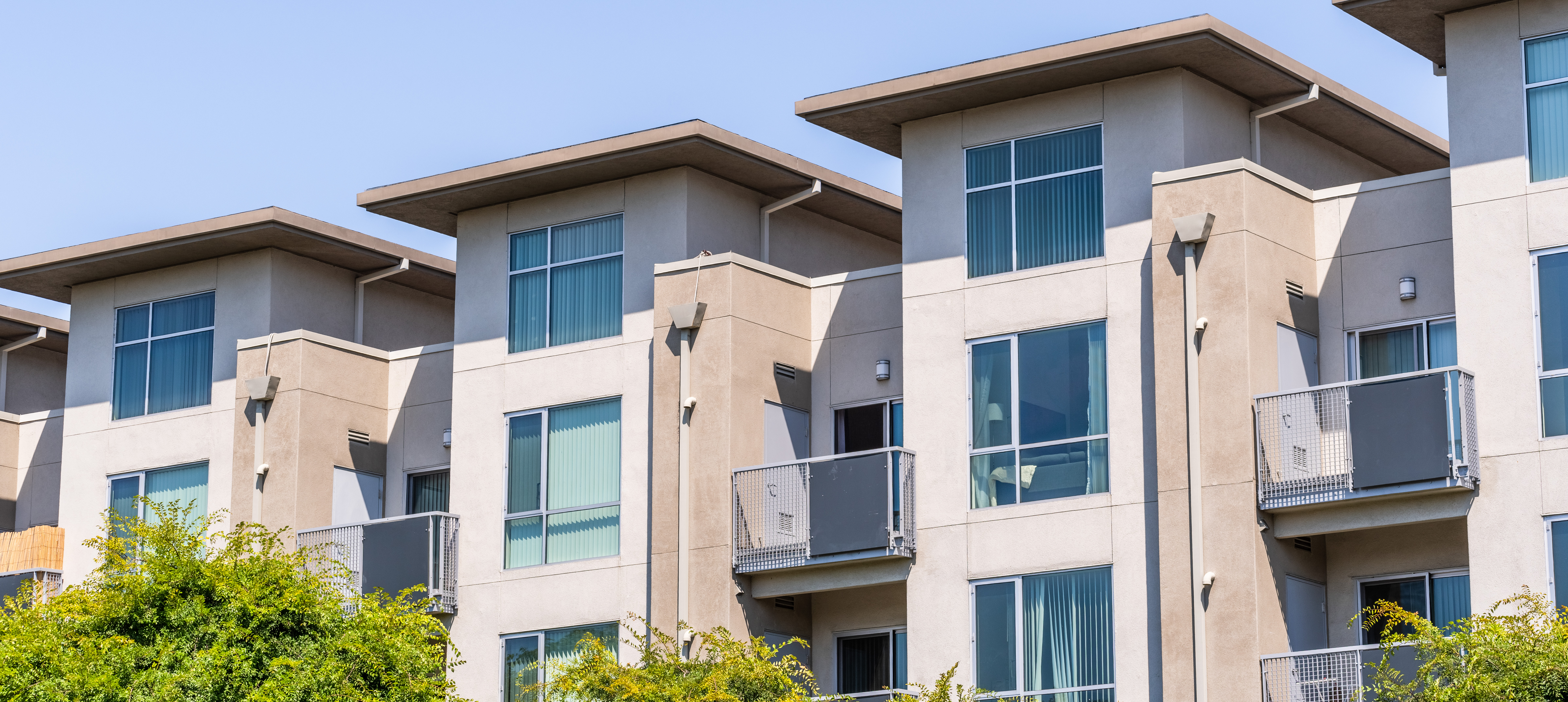 This image is of apartments to represent apartment renovation planning. 
